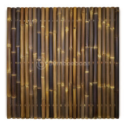 Bamboescherm Giga - Donkerbruin - 180x180 cm